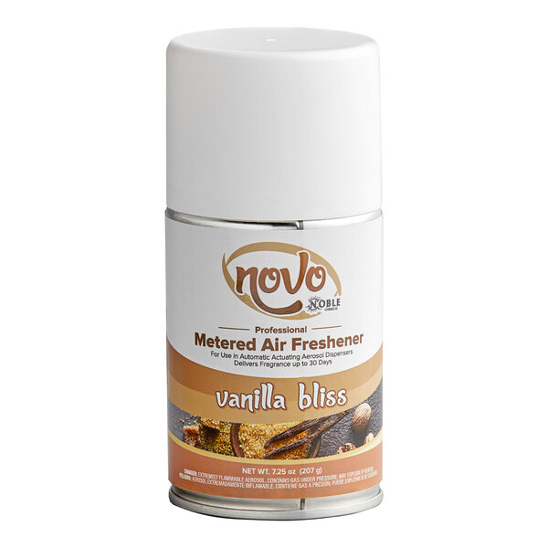 A can of Noble Vanilla Bliss metered air freshener refill.