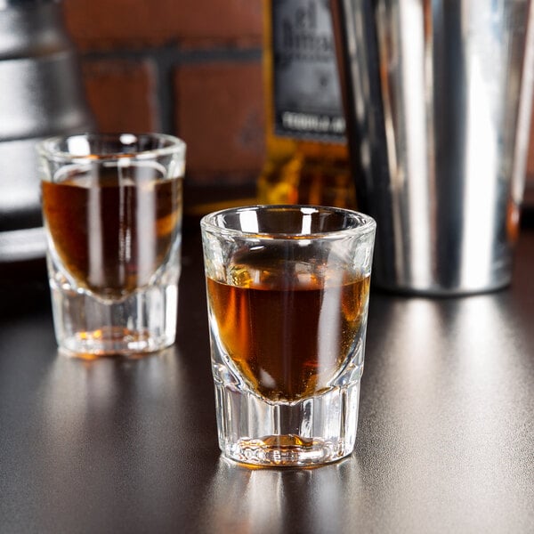 Rum Shot Glass, Libbey 1-1/4 oz Fluted Bulk Shot Glasses (1 Dozen)