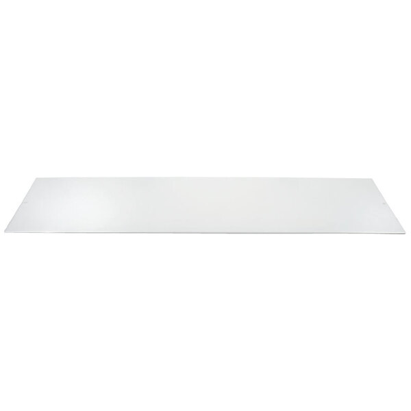 A white rectangular Beverage-Air cutting board on a white background.