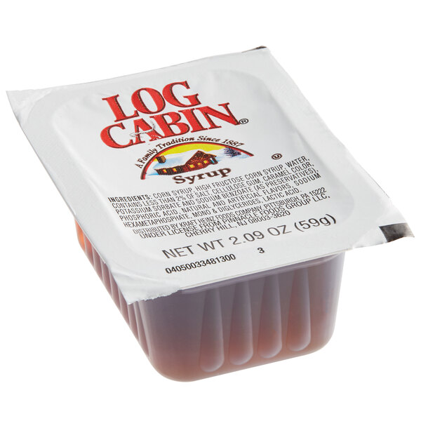 Log Cabin Single Serve Syrup Cups In Bulk 100 Case