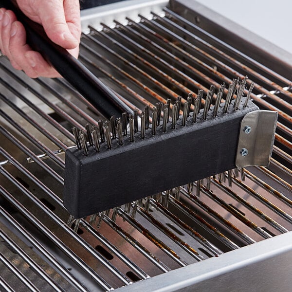 Details about   30" Pizza Oven Grill Broiler Brush With Scrapers Stainless Steel Metal Wood