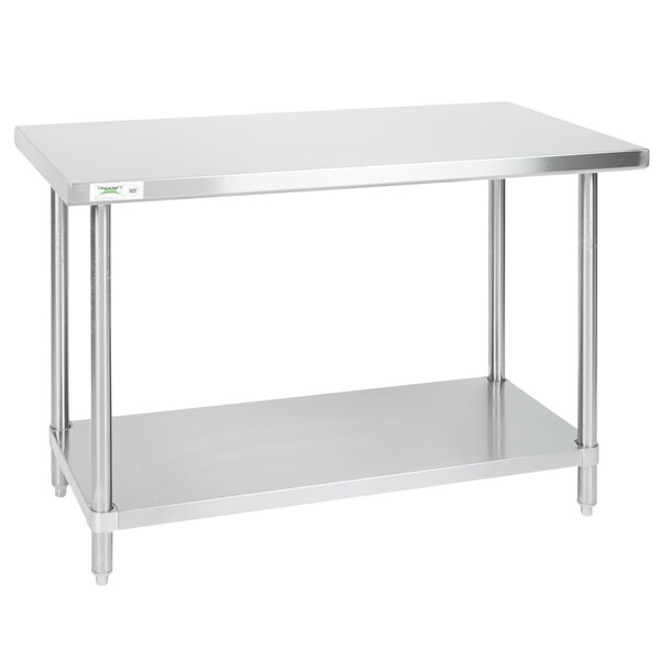 24/" x 48/" Stainless Steel Work Prep Table Commercial Kitchen Restaurant 24x48/"