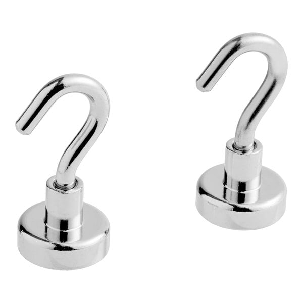 1 1/4" All-Purpose Magnetic Hooks - 2/Pack