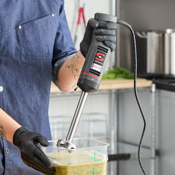 Sammic XM-12 9" Variable Speed Immersion Blender - 1/3 HP