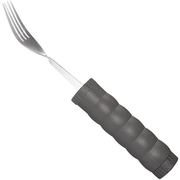 A Richardson Products Inc. weighted adaptive fork with a black handle.