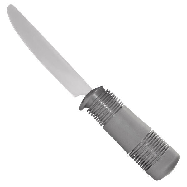 a knife with a handle