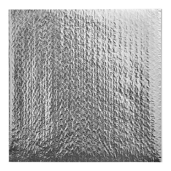 Choice insulated foil sandwich wrap sheet, a silver foil square.