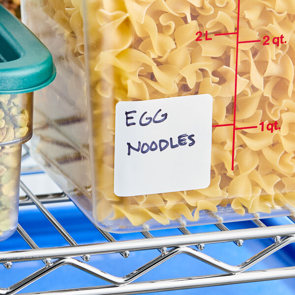 Noble 2" x 2" Permanent Blank Label - 500/Roll