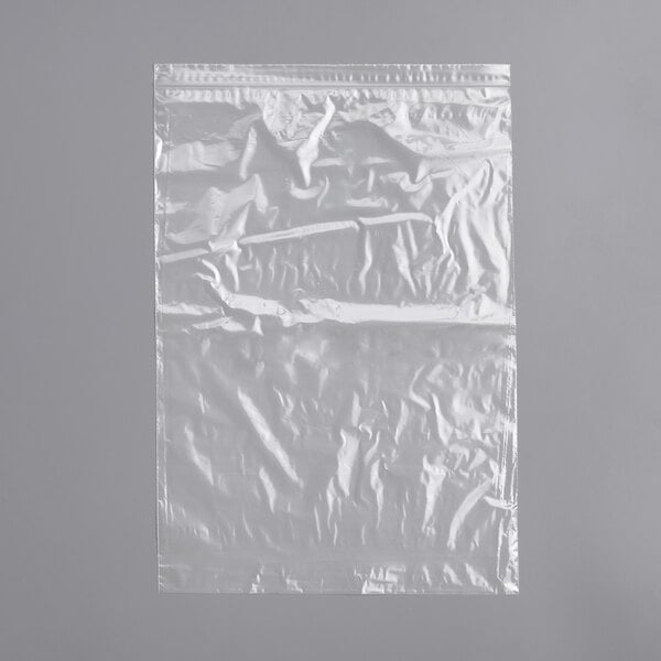 A Clear Line plastic food bag.