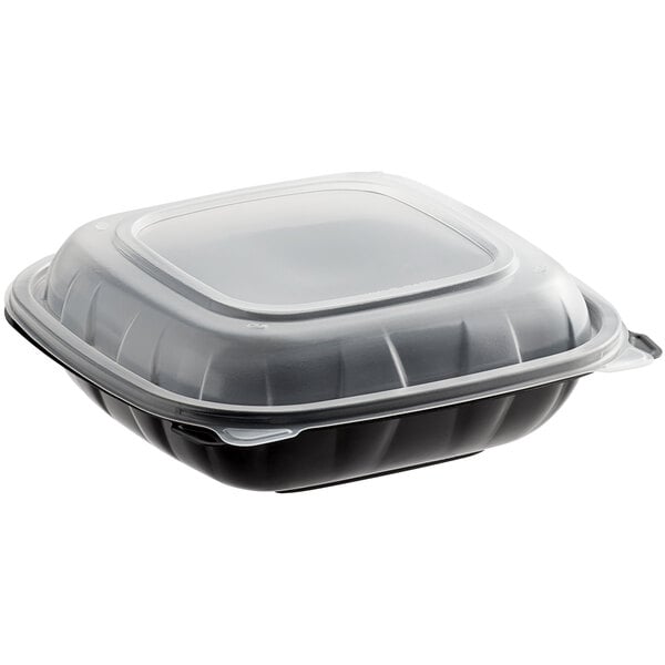 Eco-Friendly Meal Prep Containers 3 Compartment [150-Case 8x8x3