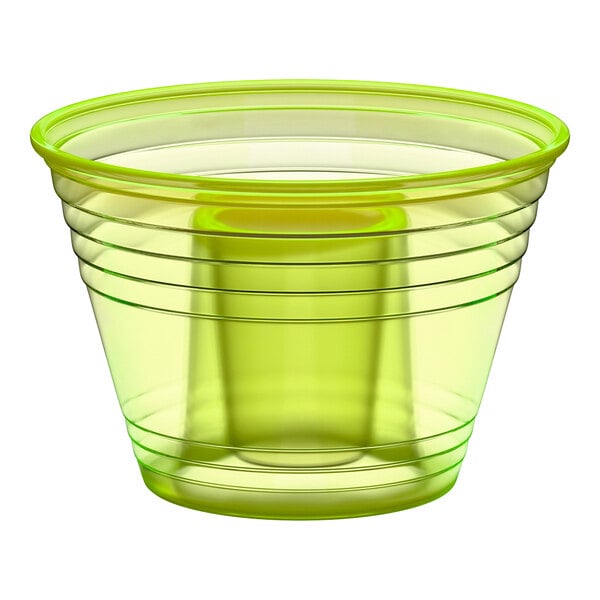 Fineline Quenchers 4112-Y Blaster Bomb Shot Cups / Power Bombs Yellow - 500/Case