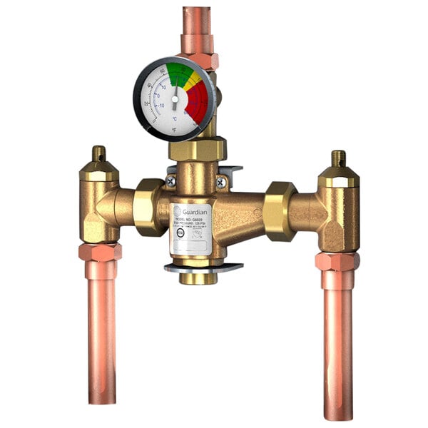 a close-up of a pressure gauge