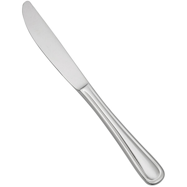 A Bon Chef stainless steel butter knife with a solid handle.