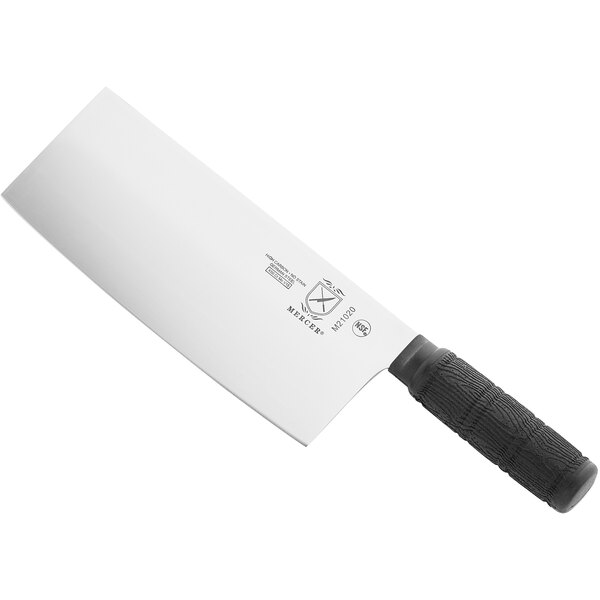 Mercer Cutlery Chinese Cleaver Chef's Knife 8 Blade, Black