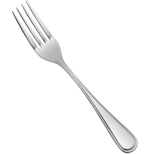 A Bon Chef stainless steel dinner fork with a silver handle.