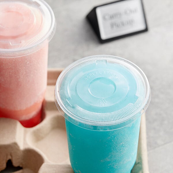 a close-up of a pink drink