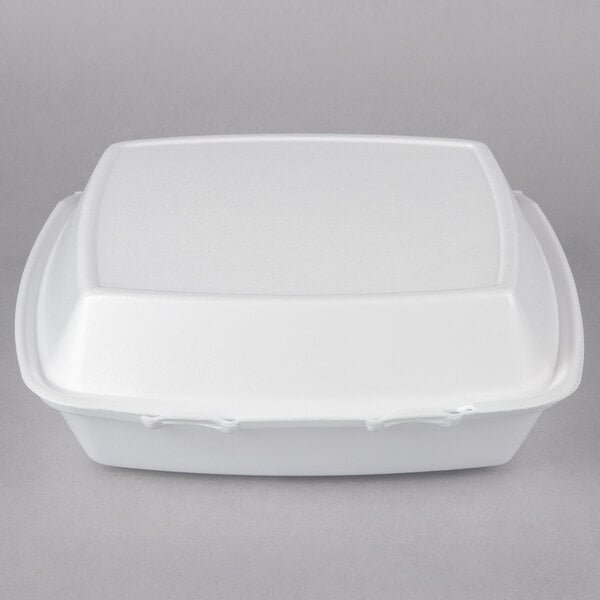 Foam Take Out Large Deep Food Container 9.19" L x 6.5" W x 2.28" D200/Case 