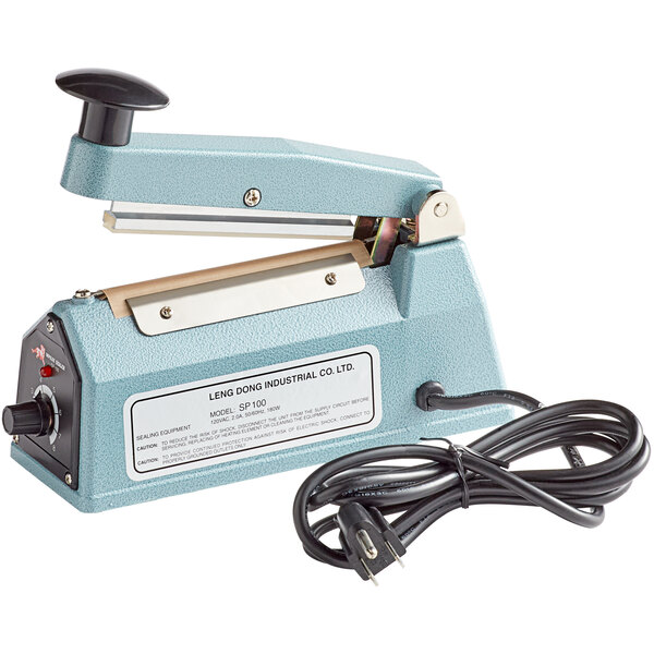 a blue and black machine