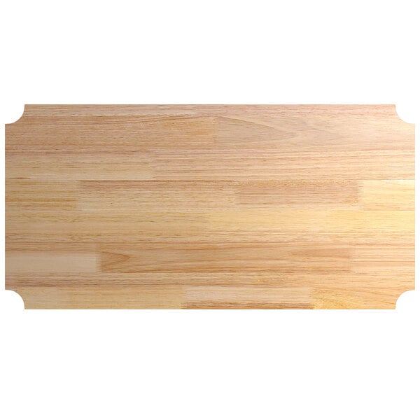 Wood Cutting Board, 18 x 12 x 1 3/4 - WebstaurantStore