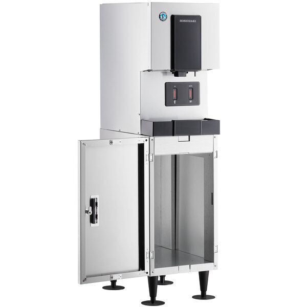 Hoshizaki DCM-271BAH-OS Opti-Serve Air Cooled Countertop Ice Maker and  Water Dispenser with SD-271 Stand - 257 lb. Per Day, 10 lb. Storage