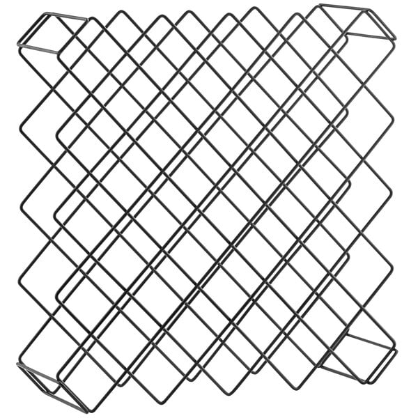 a wire mesh on a white background