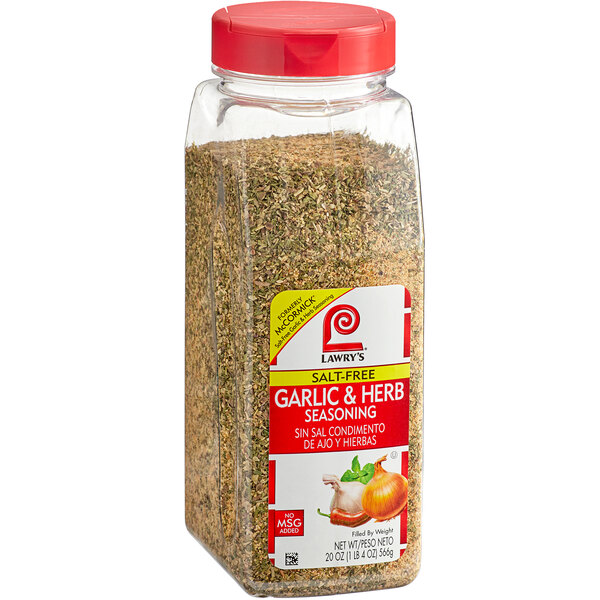 Lawry's 20 oz. Salt-Free Garlic and Herb Seasoning