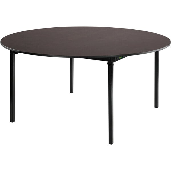 National Public Seating Msft72rdlpeb, Round Foldable Table Top