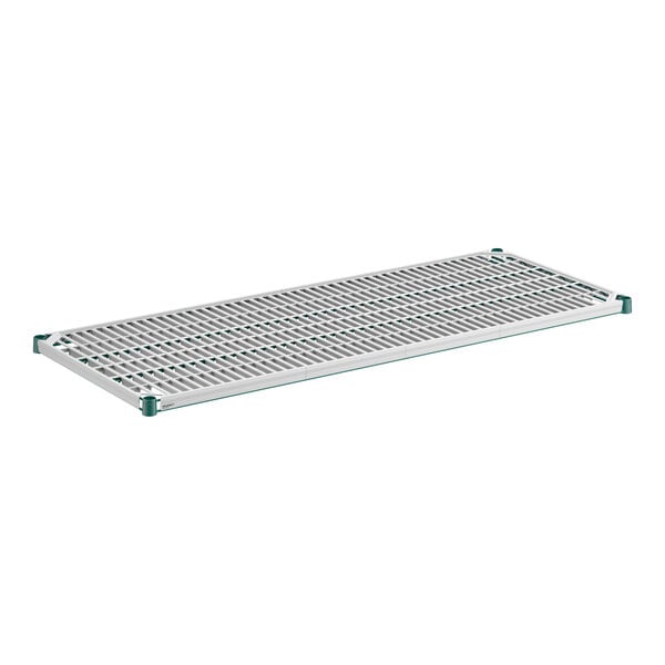 Regency+ 24" x 60" NSF Green Epoxy Shelf with Polymer Drop Mat