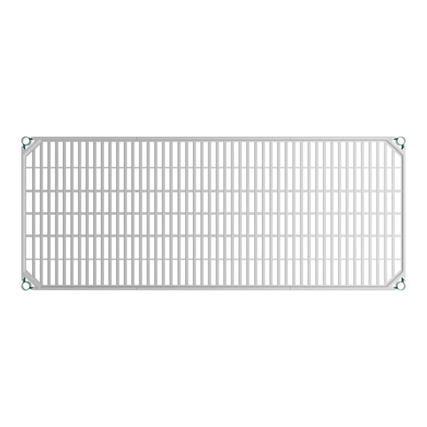 Regency+ 24" x 60" NSF Green Epoxy Shelf with Polymer Drop Mat