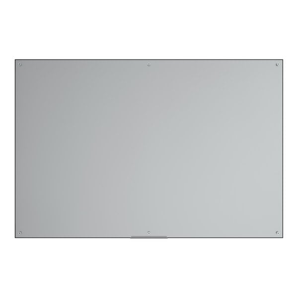 Dynamic by 360 Office Furniture 72" x 48" Frameless Wall-Mount Black Glass Dry Erase Board