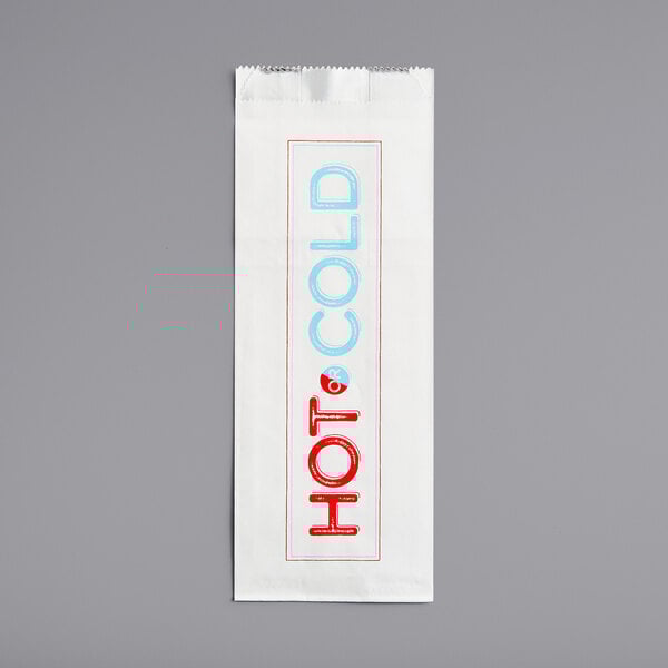 A white bag with red and blue text that says "Choice Pint Size Insulated" on it.