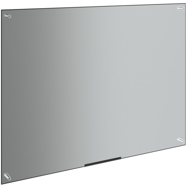 AMUSIGHT Black Dry Erase Board, 48'' x 36'' Magnetic Large Black Glass  Board Frameless Wall Mounted Black Glass Whiteboard for Office, School &  Home
