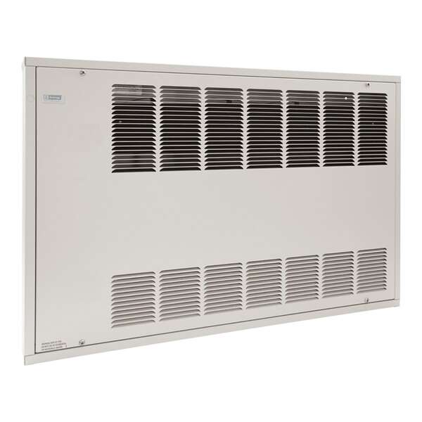 A white rectangular King Electric convection heater with a vent.
