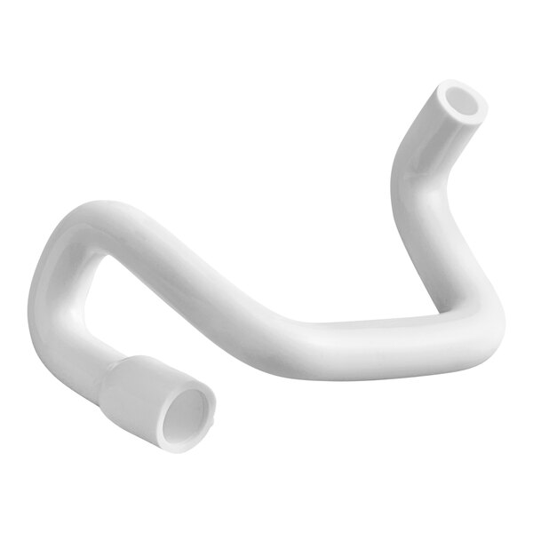 A white plastic pipe with nozzles.