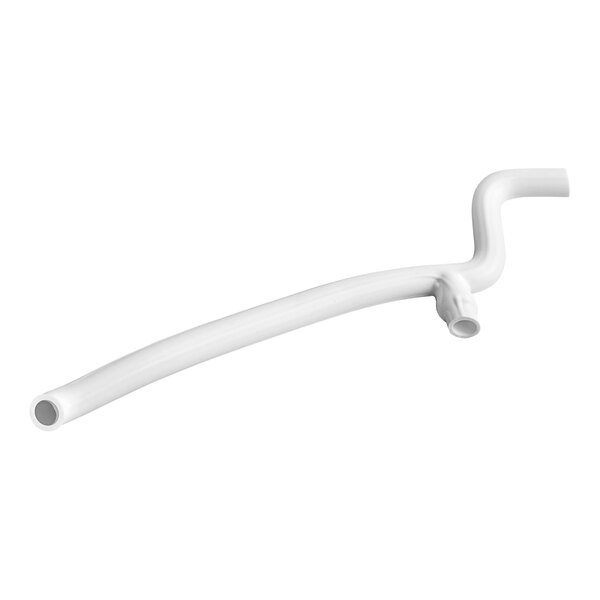 An Avantco white plastic water pipe with holes.