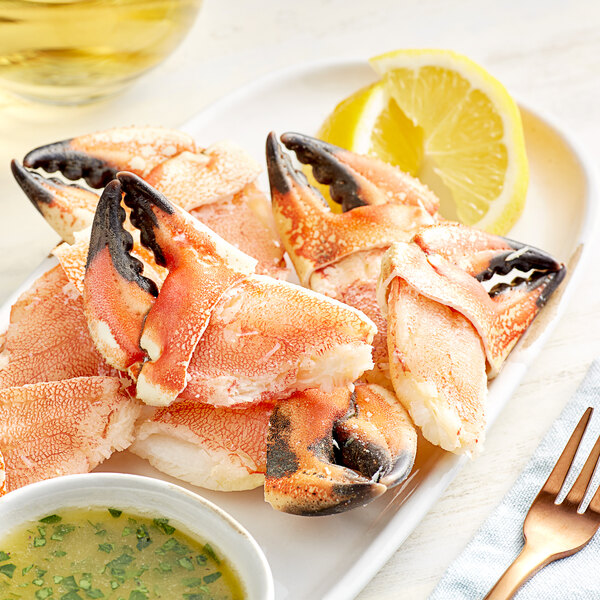 Wulf's Fish 1 lb. Cooked Cocktail Crab Claws 10/Case