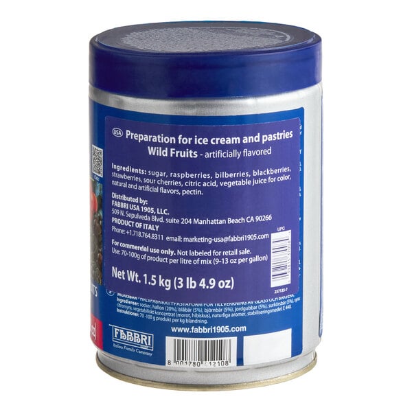 Fabbri Delipaste 1.5 kg Wild Fruits Flavoring Paste