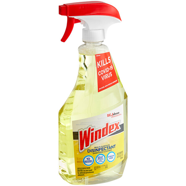 SC Johnson Professional Windex Powerized Glass Cleaner with Ammonia-D - 1 Gal