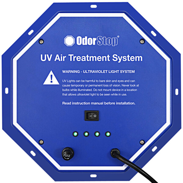 An OdorStop UV air purifier with 12" bulbs.