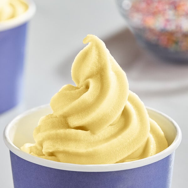 DOLE SOFT SERVE Pineapple Soft Serve Mix 4.4 lb. - 4/Case