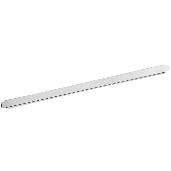 A long white rectangular ServIt steam table adapter bar.
