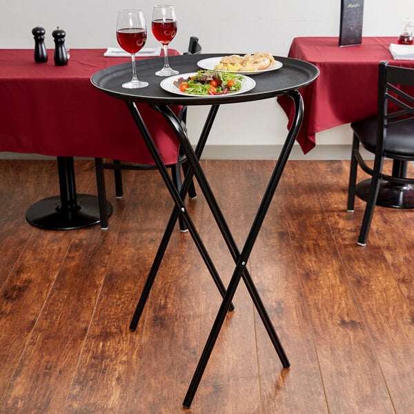 folding tray table stand