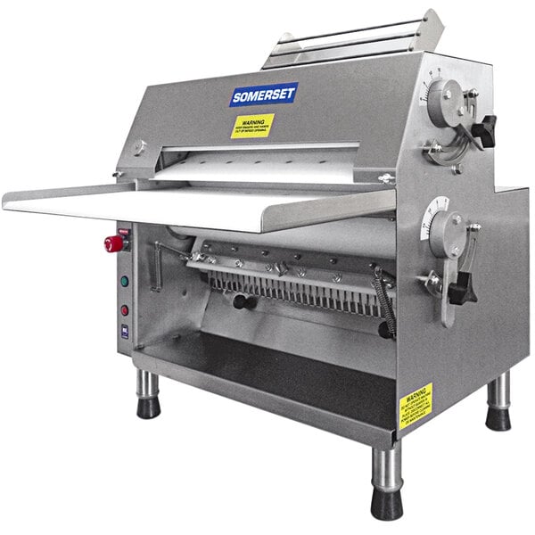Bread & Pizza Dough Roller Machine Counter Top Unit- Spinning Grillers