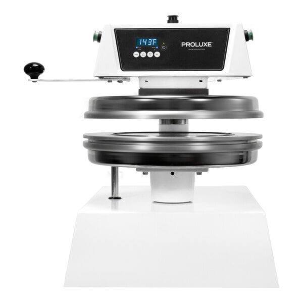 Proluxe Apex Pro X2M DP2350ME 18" Dual-Heat Hydraulic Automatic Heavy Duty Pizza / Tortilla Dough Press - 208V, 4600W