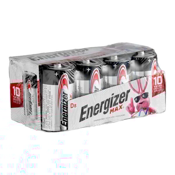 Energizer MAX E95BP-8H D Alkaline Batteries - 8/Pack