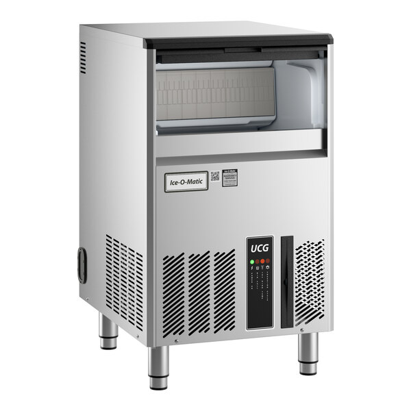 Ice-O-Matic UCG080A 18" Air Cooled Undercounter Gourmet Cube Ice Machine - 115V, 1 Phase, 95 lb.