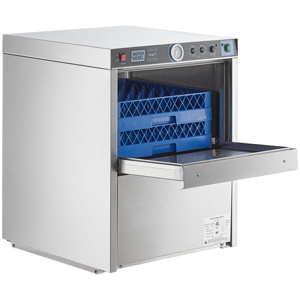 a machine with a drawer open