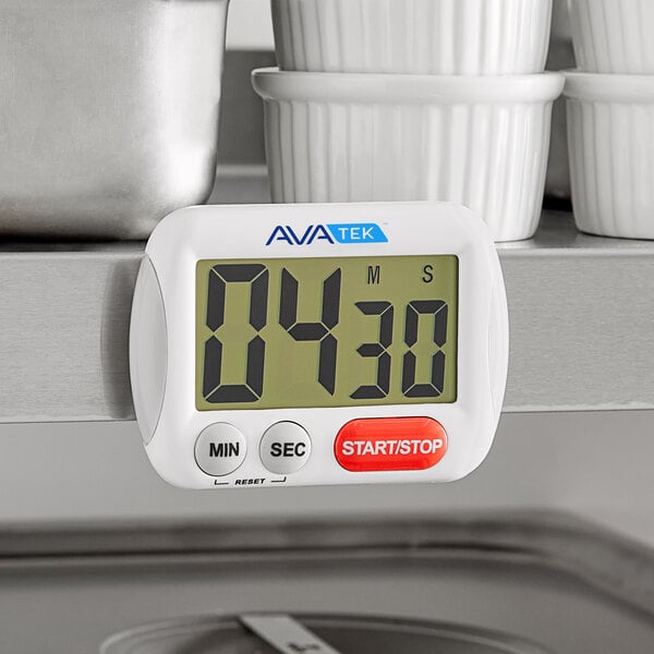 AvaTime Extra Large Display Digital 100 Minute Kitchen Timer