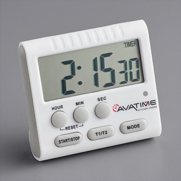 Avatime Digital Dual Event 24 Hour, Westclox Digital Lcd Alarm Clock With Date And Temperature