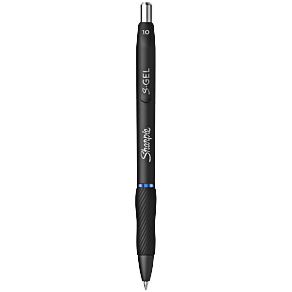 A black pen with white text that says "S-Gel" in blue.